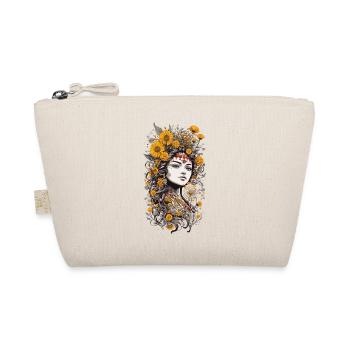 Bohemian Aesthetic Vintage Blumen Design - Bio-Täschchen - Natur - Vorne