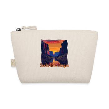 Santa Elena Canyon Texas USA Sunset Farben Design - Bio-Täschchen - Natur - Vorne