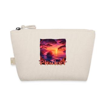 Phuket Thailand Sunset Grunge Design - Organic Pouch - nature - Front