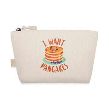 Amoureux des crêpes Les enfants je veux des crêpes - Trousse biologique - nature - Devant