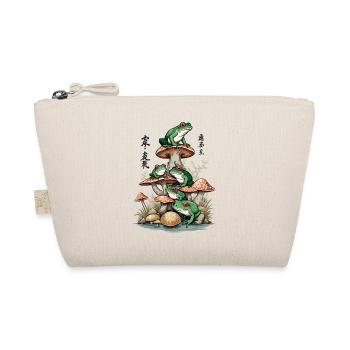 Japanese Ukiyo-E Art Frog Streetwear - Organic Pouch - nature - Front
