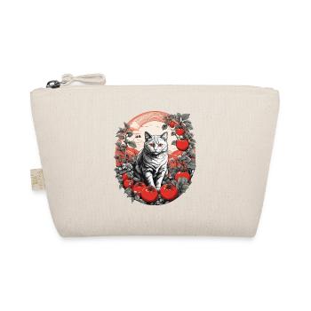 Cat In The Garden Domestic Cats Owner Cats Lady - Organic Pouch - nature - Front