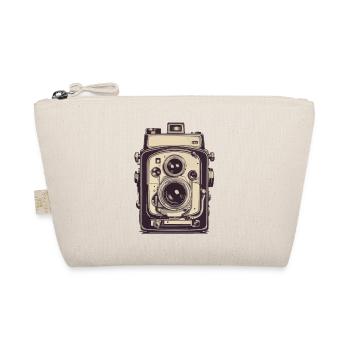 Vintage Photo Camera Aesthetic Photographer Retro - Organic Pouch - nature - Front