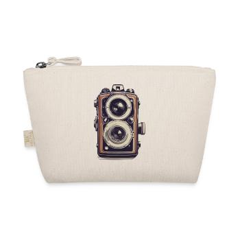 Vintage Photo Camera Aesthetic Photographer Retro - Organic Pouch - nature - Front