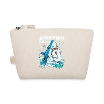 9th Birthday Shark - Organic Pouch - nature - Front