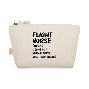 Flugkrankenpfleger Medizinischer Transport - Bio-Täschchen - Natur - Vorne
