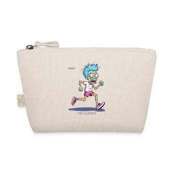 The Zombie Long Distance Marathon Runner - Organic Pouch - nature - Front