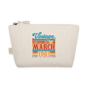 Mars 1961, Cadeau Anniversaire Vintage Mars 1961. - Trousse biologique - nature - Devant