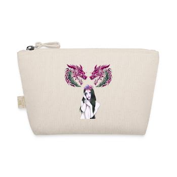 Fille, Femme, Dragon, Fantaisie, Fable, Créature mythique - Trousse biologique - nature - Devant
