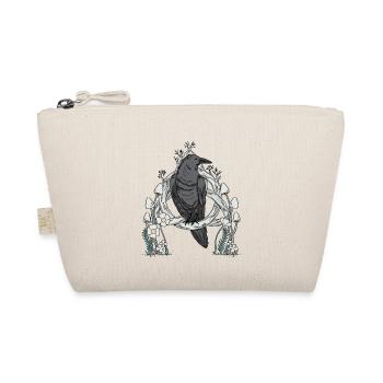 Forêt Animaux Oiseau Corbeau Fleurs Nature Corbeau Sombre - Trousse biologique - nature - Devant