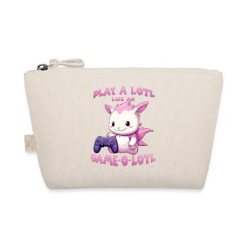 T-shirt gamer mignon | Axolotl Gamer Outfit | - Trousse biologique - nature - Devant