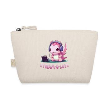 Kawaii Axolotl Anime T for gamers and hobby - Organic Pouch - nature - Front