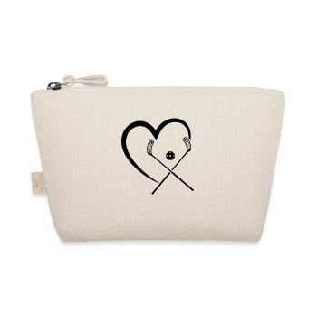 Floorball Coeur Joueur de floorball Unihockey - Trousse biologique - nature - Devant