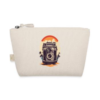Vintage Photo Camera Aesthetic Photographer Retro - Organic Pouch - nature - Front