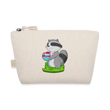 Waschbär Ostern Ostereier - Bio-Täschchen - Natur - Vorne
