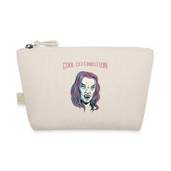Cool Vampire Retro Halloween Beautiful Hot Fashion - Organic Pouch - nature - Front