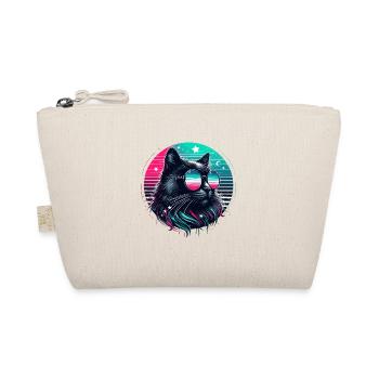 Chat chats néon Cool noir 80 ' s chat maman Fun - Trousse biologique - nature - Devant