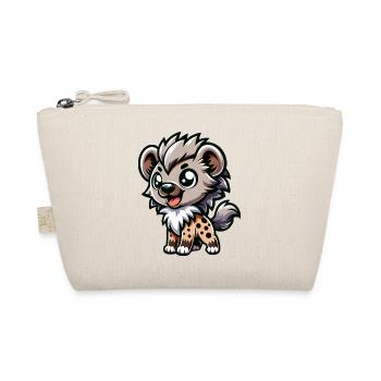 Cute Hyena Comic & Cartoon Design - Organic Pouch - nature - Front
