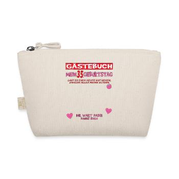 35e anniversaire homme et femme livre d’or - Trousse biologique - nature - Devant