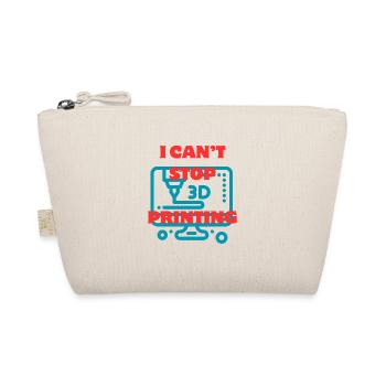 I can t stop 3d printing - Bio-Täschchen - Natur - Vorne