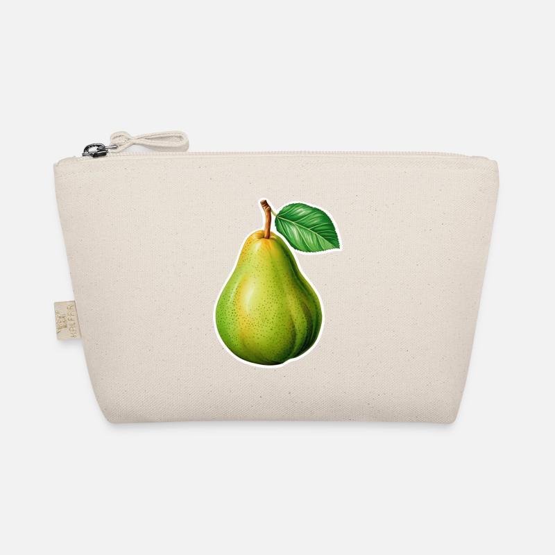 Pear Illustration – Vintage Garden Style Organic Pouch