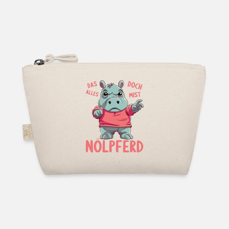 Hippo Hippo Complain Complainer Nölpferd Organic Pouch