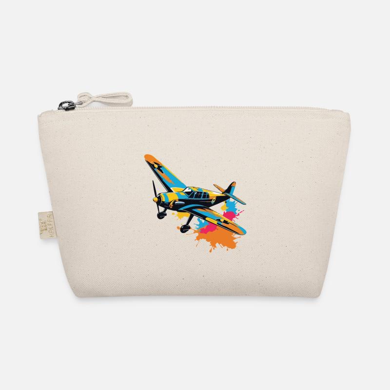 Model Airplane Pilot Airplane Hobby Aesthetic Organic Pouch