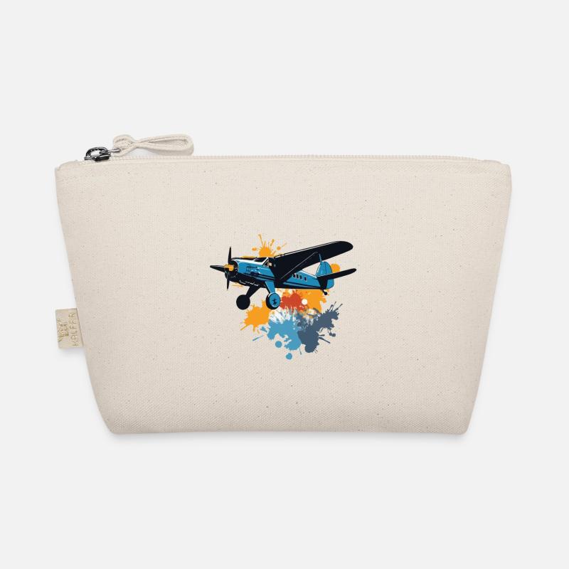 Modellflugzeug Pilot Flugzeug Hobby Design Bio-Täschchen