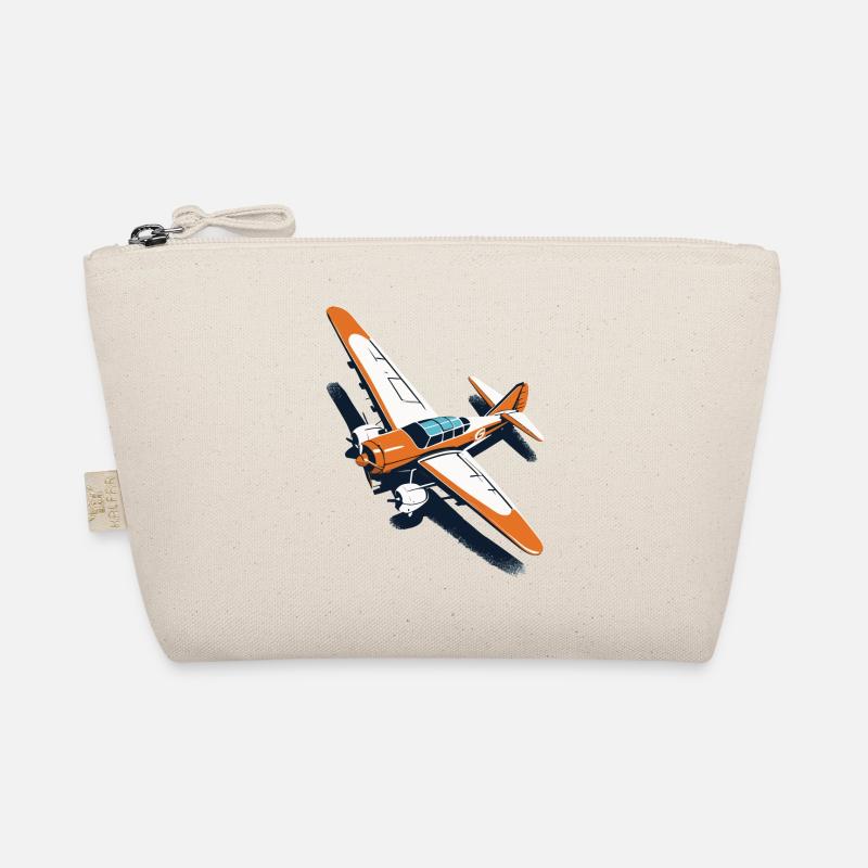 Modellflugzeug Pilot Flieger Flugzeug Hobby Design Bio-Täschchen