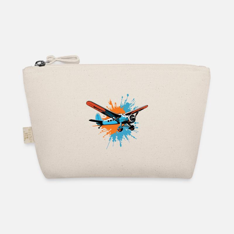 Model Airplane Pilot Airplane Hobby Passion Organic Pouch