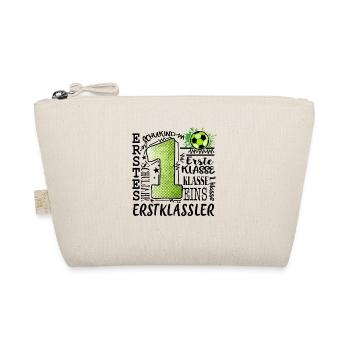 1st Grade Football - Organic Pouch - nature - Front