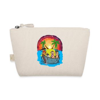 South Seas Expedition Travel Adventure Peanuts Ahoy - Organic Pouch - nature - Front