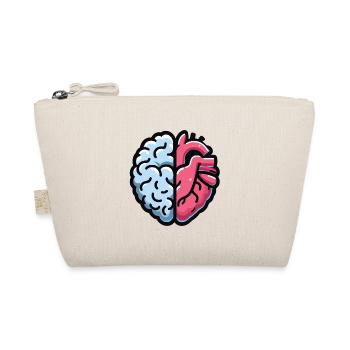 Half Heart Half Brain: Mindfulness Neuroradiology - Organic Pouch - nature - Front
