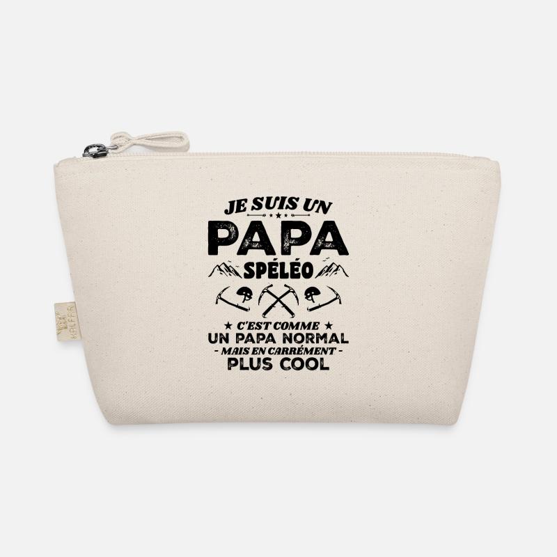 Cooler Höhlenforscher-Papa Bio-Täschchen