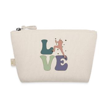 LOVE Wall Climbing Indoor Wall Climber Bouldering - Organic Pouch - nature - Front