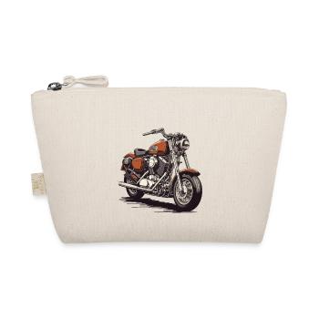 Moto Motard Streetwear Style de course rétro - Trousse biologique - nature - Devant