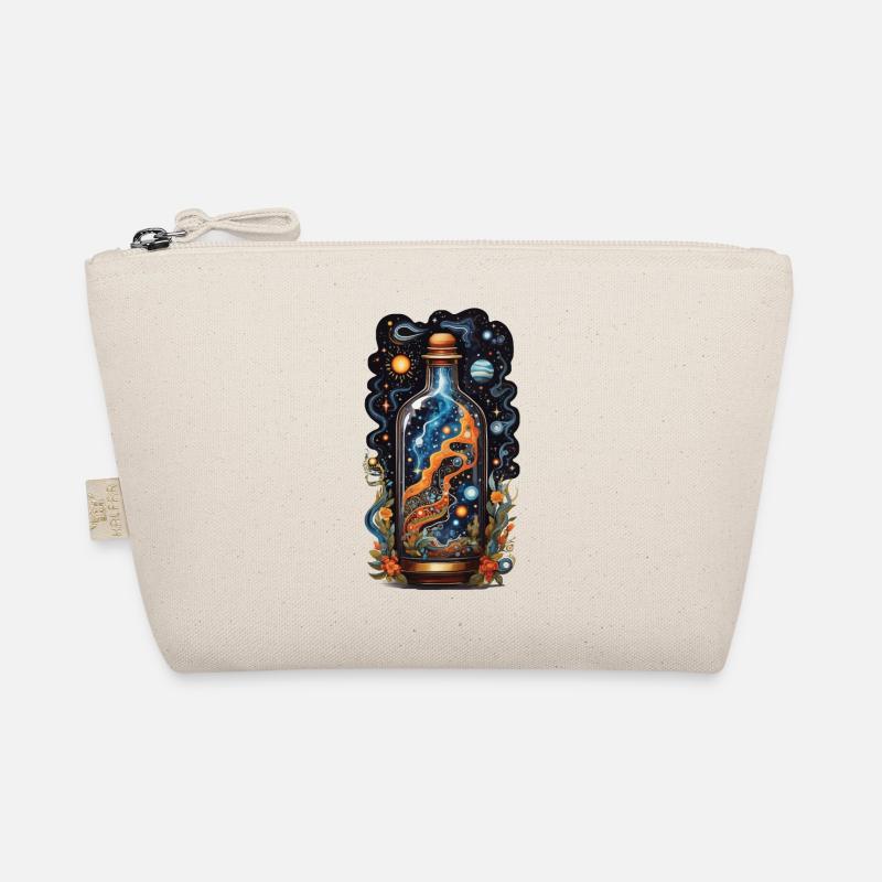 Galaxie in Flasche Boho Style Ästhetik Bio-Täschchen