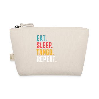 Eat Sleep Tango Repeat für Tango Argentino Tänzer - Bio-Täschchen - Natur - Vorne