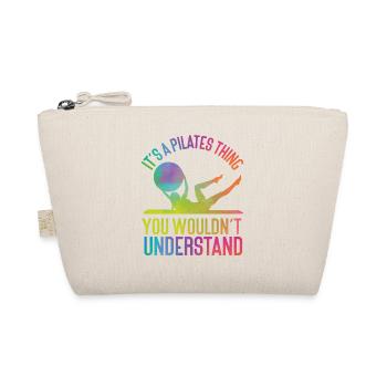 Pilates Instructor Teacher - Organic Pouch - nature - Front
