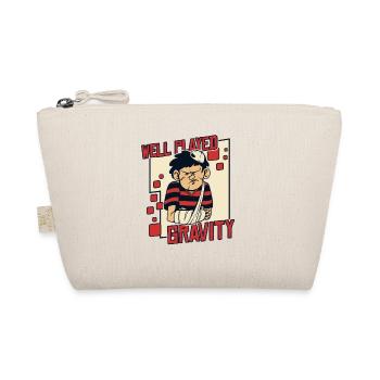 Well Played Gravity Broken Bone Broken Finger - Organic Pouch - nature - Front