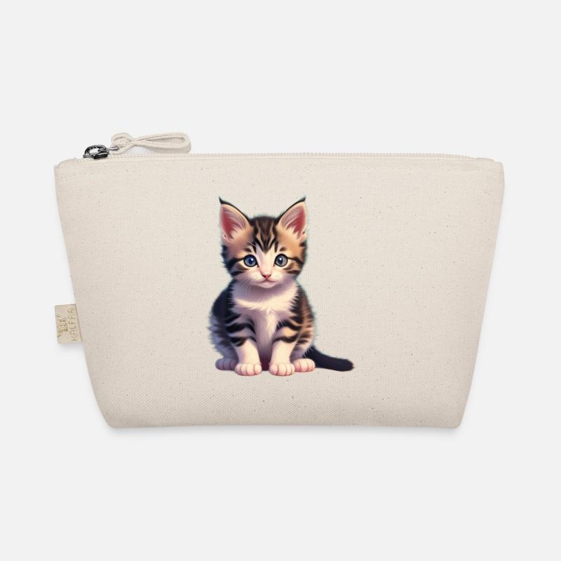 Katze - Bio-Täschchen - Natur