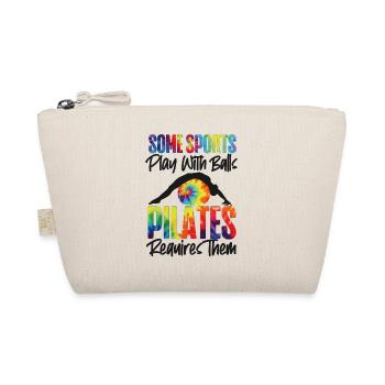 Pilates Instructor Teacher Tie Dye - Bio-Täschchen - Natur - Vorne