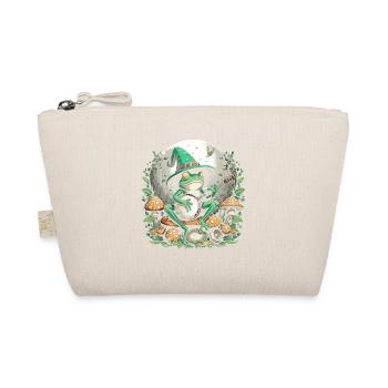 Cottagecore Aesthetic Frog - Organic Pouch - nature - Front