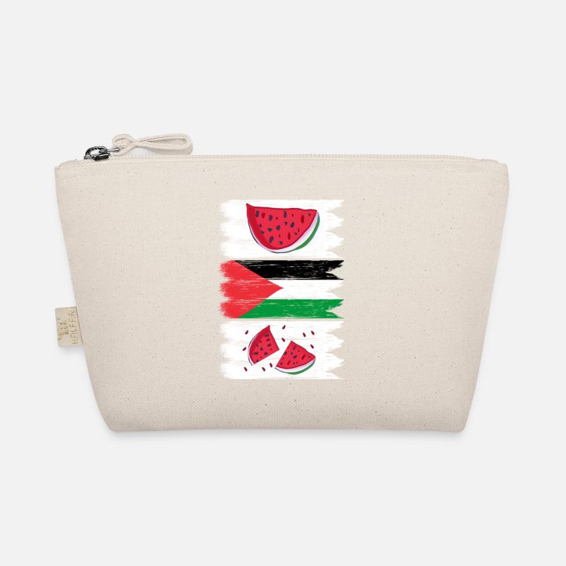 Drapeau de la Palestine avec pastèque Trousse biologique