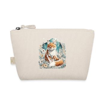 Cottagecore Aesthetic Fox - Organic Pouch - nature - Front