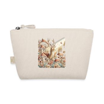 Cerf esthétique Cottagecore - Trousse biologique - nature - Devant