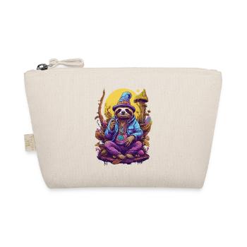 Sloth Psychedelic Art Woodland Mushrooms Music Festival - Organic Pouch - nature - Front