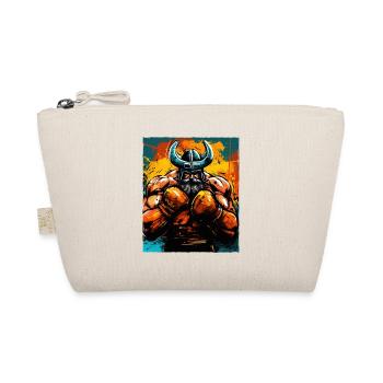 Wikinger Boxer Kämpfer Odin - Bio-Täschchen - Natur - Vorne