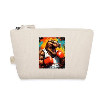 Alligator Boxer Kämpfer Beast Boxing - Bio-Täschchen - Natur - Vorne