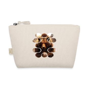 Evil grizzly bear. Nature, Adventure, Wild, Wilderness - Organic Pouch - nature - Front